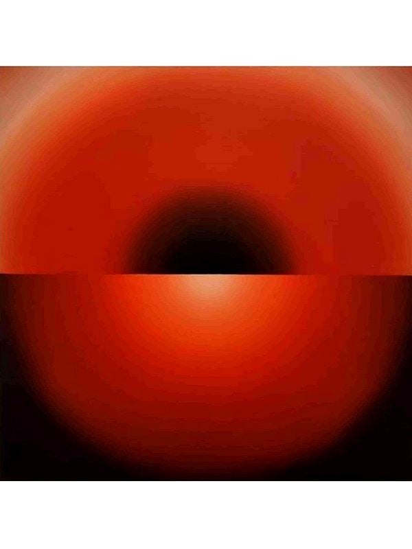 Red Meditation | Acrylic Art | Painting by Ghanshyam Gupta