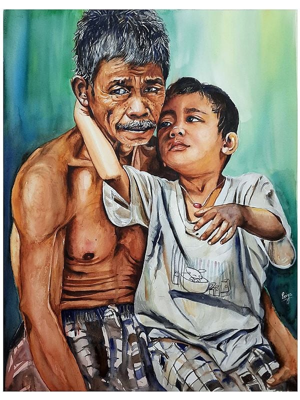 Agelessbond | Watercolour On Paper | Priya Ghosh