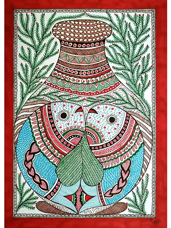 Traditional Madhubani Fishes | Alcohol Markers And Fineliners On Paper | By Ruchi