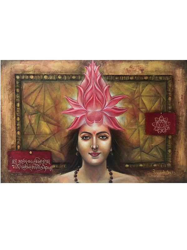 The Beauty Of Spirit - Woman Painting | Oil On Canvas | By Ranjeeta Kumar