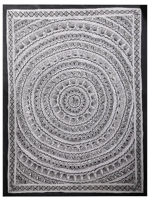 Goodluck Mandala Art | Handmade Paper | By Ashutosh Jha