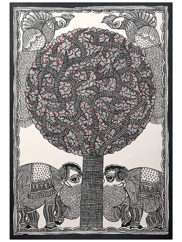 Handpainted Tree Of Life | Handmade Paper | By Ashutosh Jha