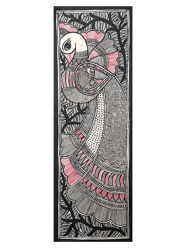 Beautiful Peacock | Handmade Paper | By Ashutosh Jha