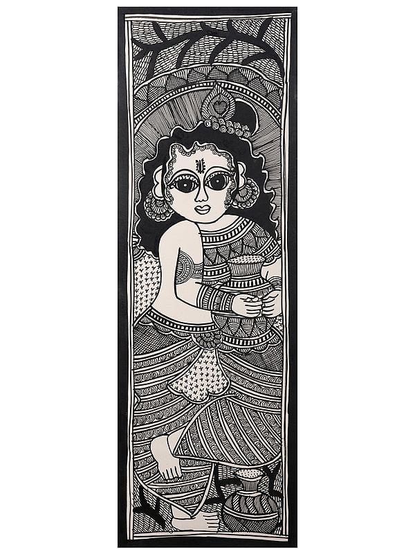 Bal Krishna | Handmade Paper | By Ashutosh Jha