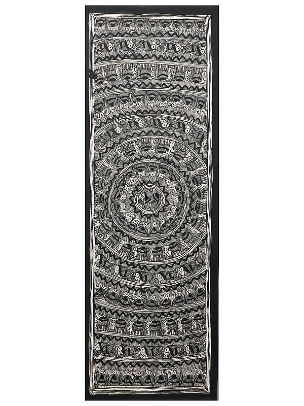 Handpainted Mandala Art | Handmade Paper | By Ashutosh Jha