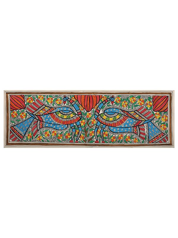 Colorful Peacock | Handmade Paper | By Ashutosh Jha