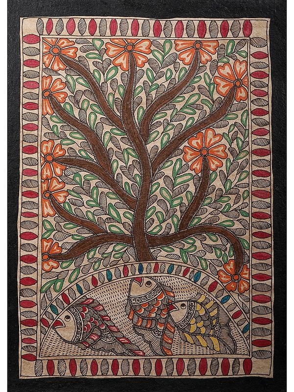 Tree Of Life Wall Painting | Handmade Paper | By Ajay Kumar Jha