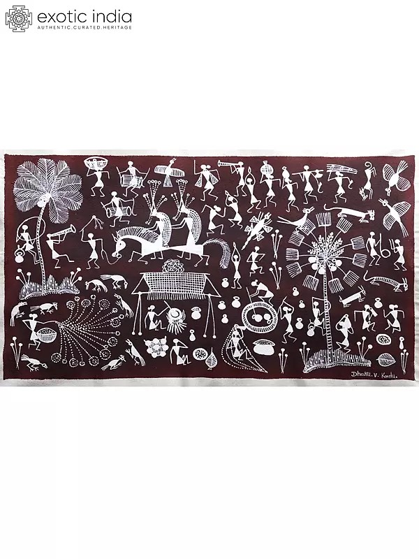 Festival Celebration | Warli Art Painting