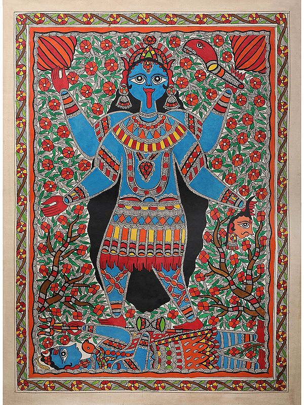 Goddess Kali | Handmade Paper | By Ajay Kumar Jha