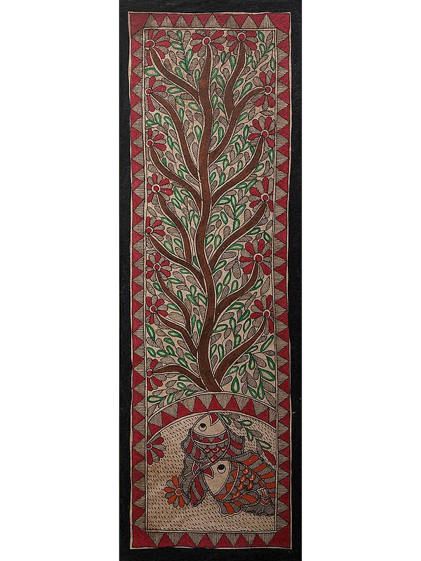 Handmade Tree Of Life Painting | Handmade Paper | By Ajay Kumar Jha