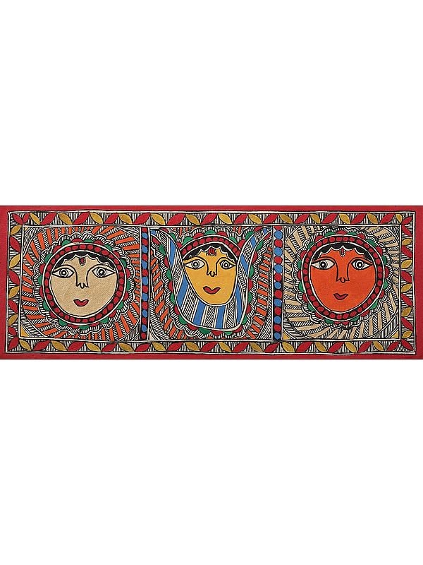 Sun And Moon | Handmade Paper | By Ajay Kumar Jha