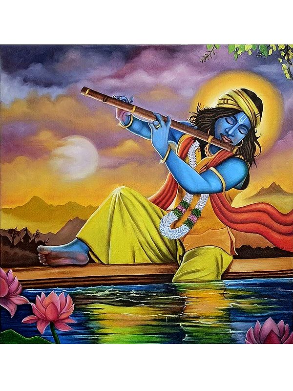 Hare Krishna | Oil On Canvas | By Shankar Kamila