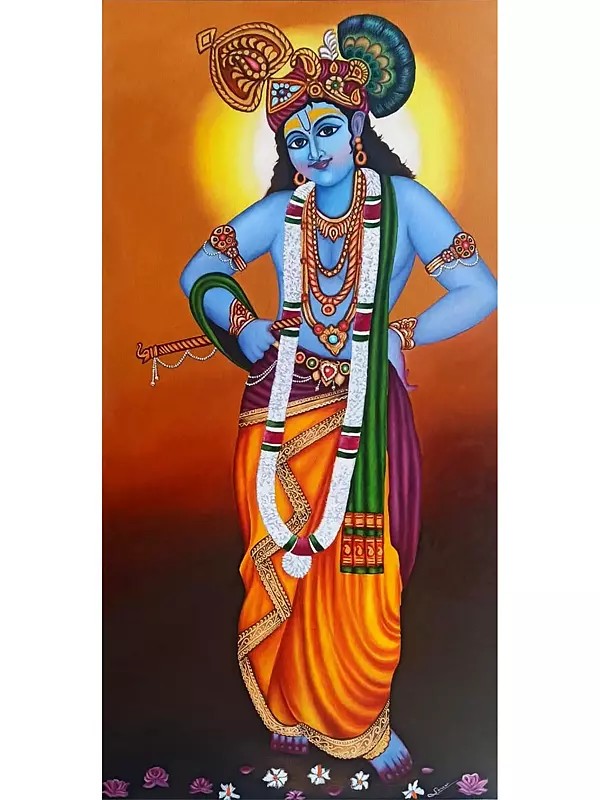 Krishna's Mercy | Oil On Canvas | By Shankar Kamila