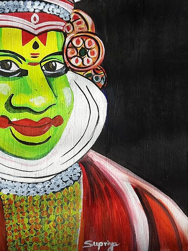 Kathakali Dancer 1 Canvas Print – Impart Gallery
