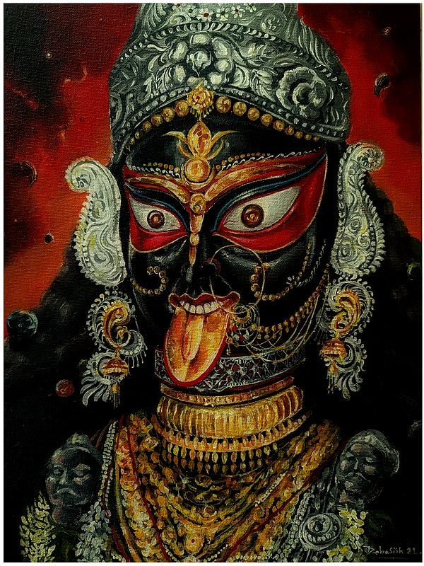 Boroma Kali | Acrylic On Canvas | By Debasish Mazumder