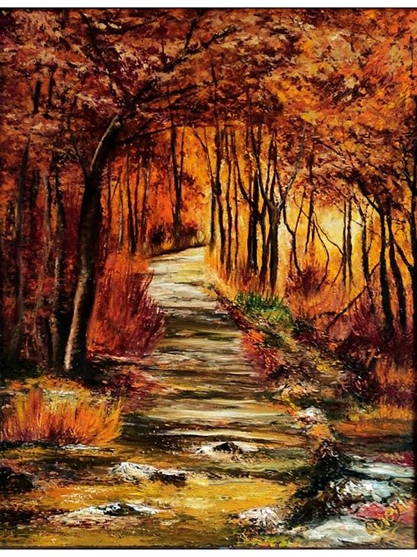 Into The Wilderness | Oil On Canvas | By Qureysh Basrai