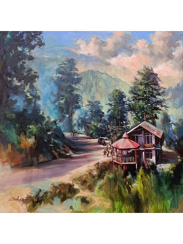 Way Of Mountains | Acrylic On Canvas | By Sunil Kapoor