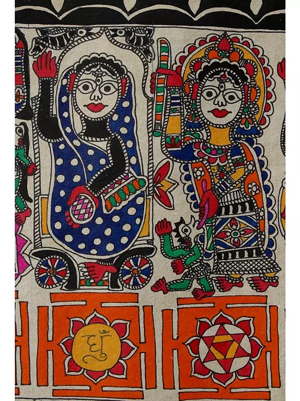 Ten Mahavidyas - Tantrik Goddesses | Madhubani Painting | Exotic India Art