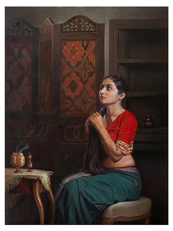 Something Lost In Memories | Oil On Canvas | By Mahesh Soundatte