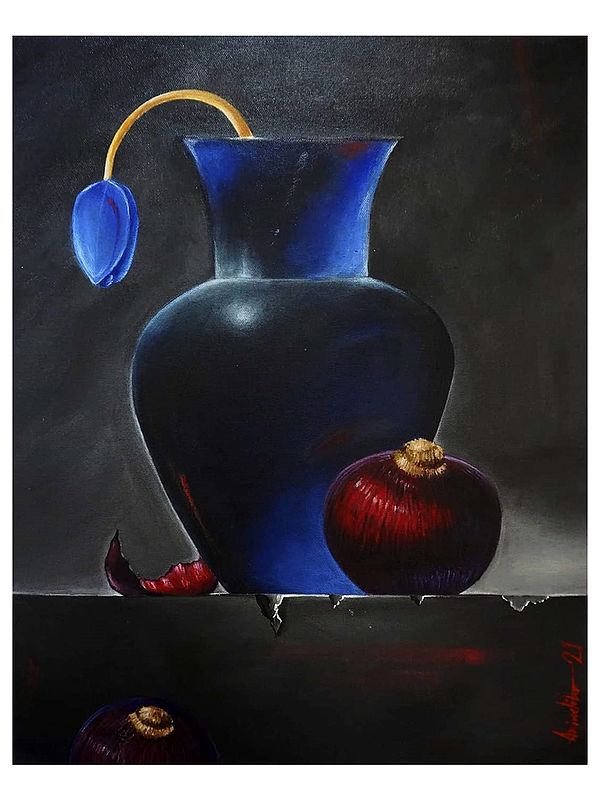 Realistic Still Life | Acrylic On Canvas | By Anindita Dey