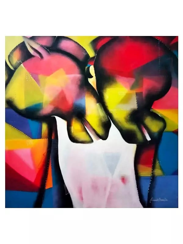 Multicolor Modern Art | Acrylic On Canvas | By Samir Chanda