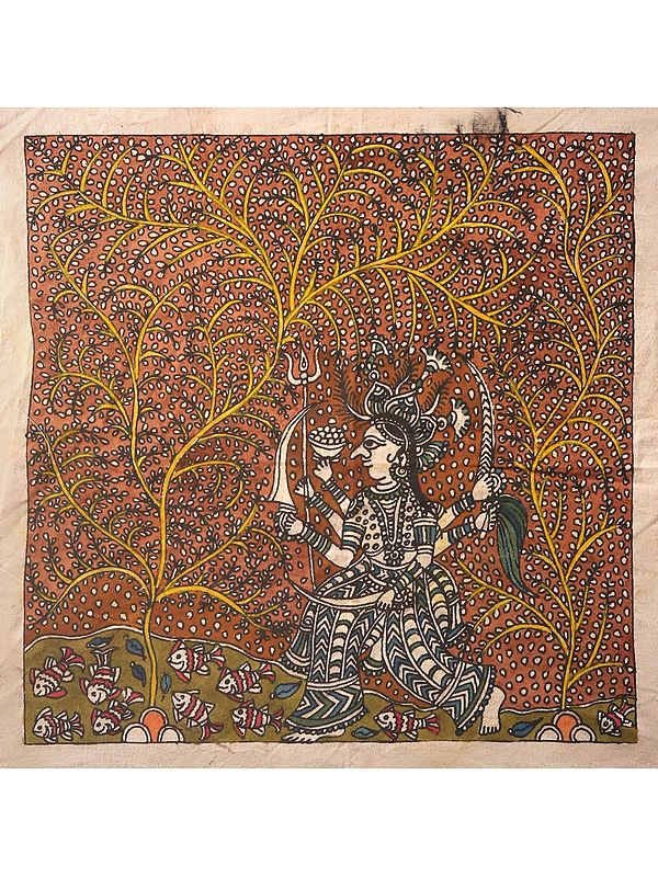 Maa Durga - Mata Ni Pachedi | Madarpat Cotton | By Dilip Chitara