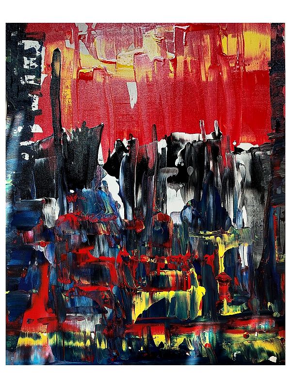 Melt City | Acrylic On Cotton Canvas | By Soham Das