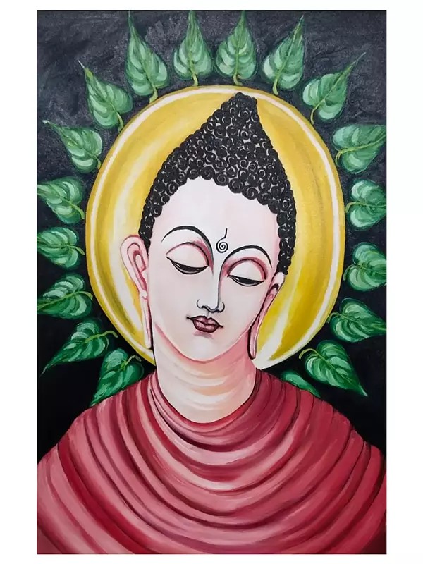 Gautam Buddha In Meditation | Oil On Canvas | By Devidas Bagade
