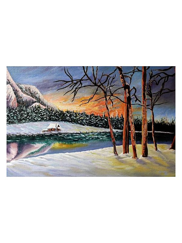 Winter Solstice | Oil On Canvas | By Namrata Dey