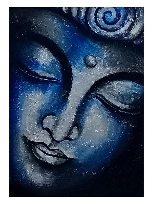 Peaceful Buddha | Acrylic On Canvas | By Sarans Guruvayur