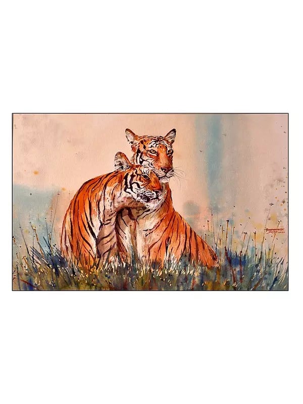 Fearless Tiger | Watercolor | By Prashant Honakhande
