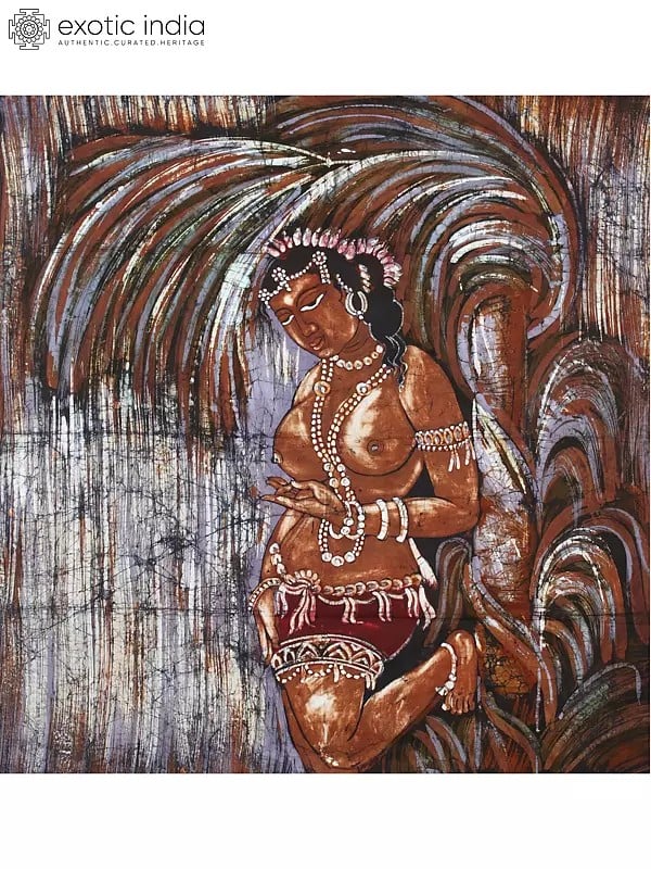 Ajanta Lady | Batik Painting