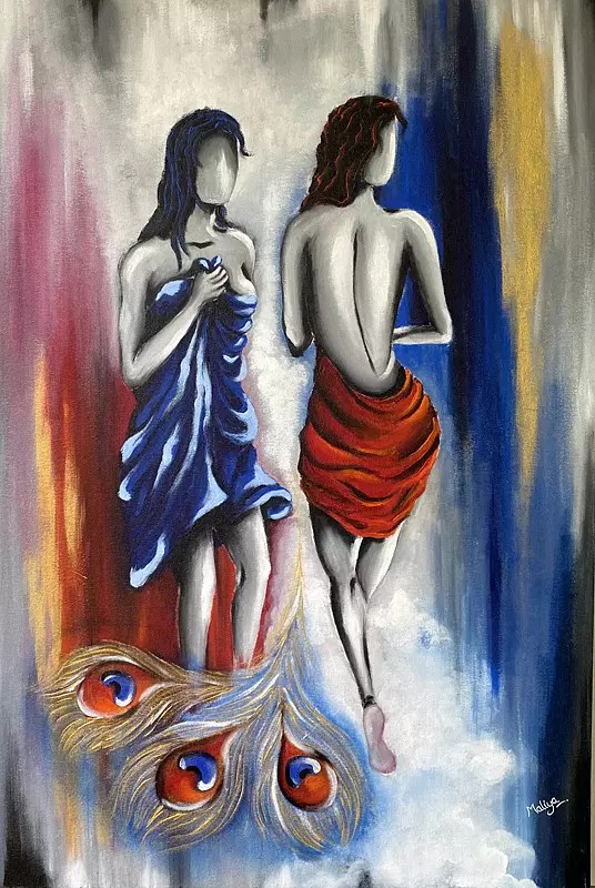 Gopika | Acrylic On Canvas | By Maliya Pandey