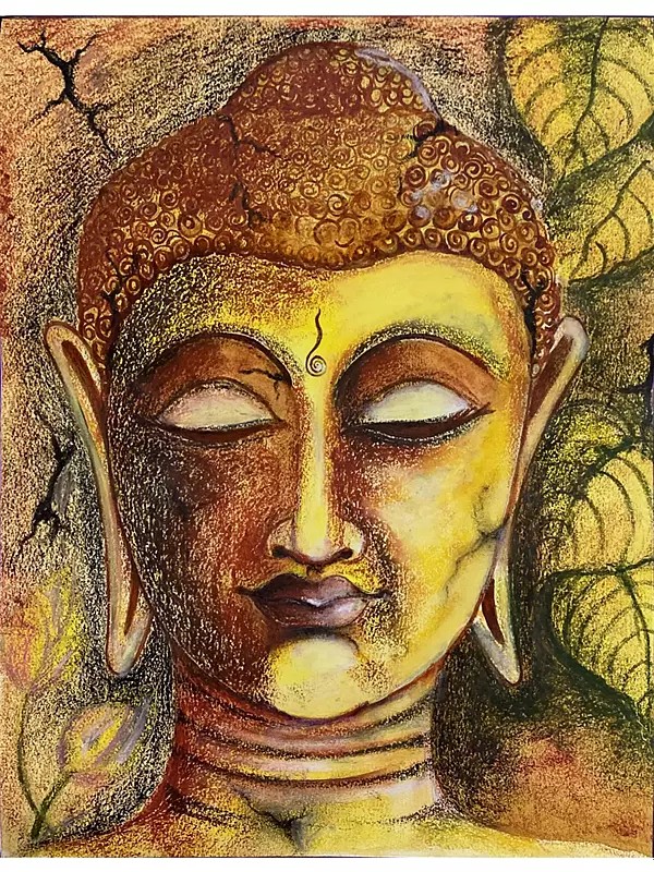Buddha | Poster On Art Paper | By Mousumi Chakaraborty