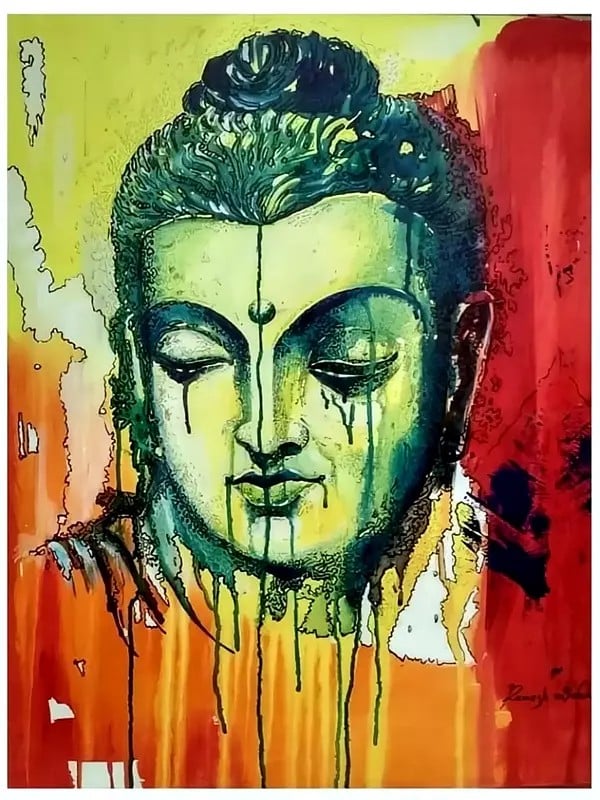 The Color Of Asia | Acrylic On Canvas | By Ramesh Baliram Sawale