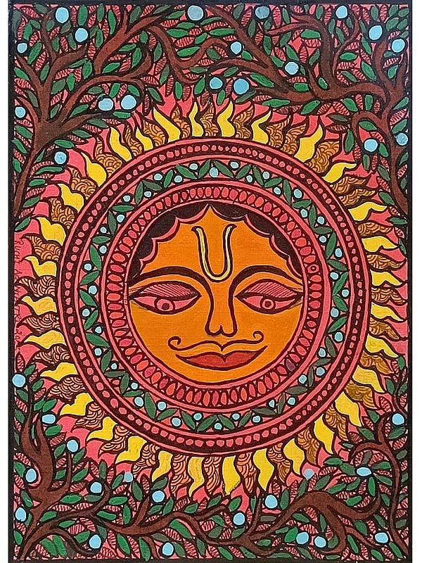 The Sunrise | Acrylic On Ivory Card Sheet | By Ruchi Agnihotri