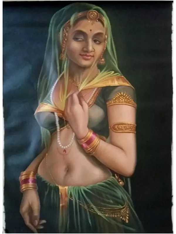 Maharashtrian Lady | Oil On Canvas | By Jai Prakash Verma