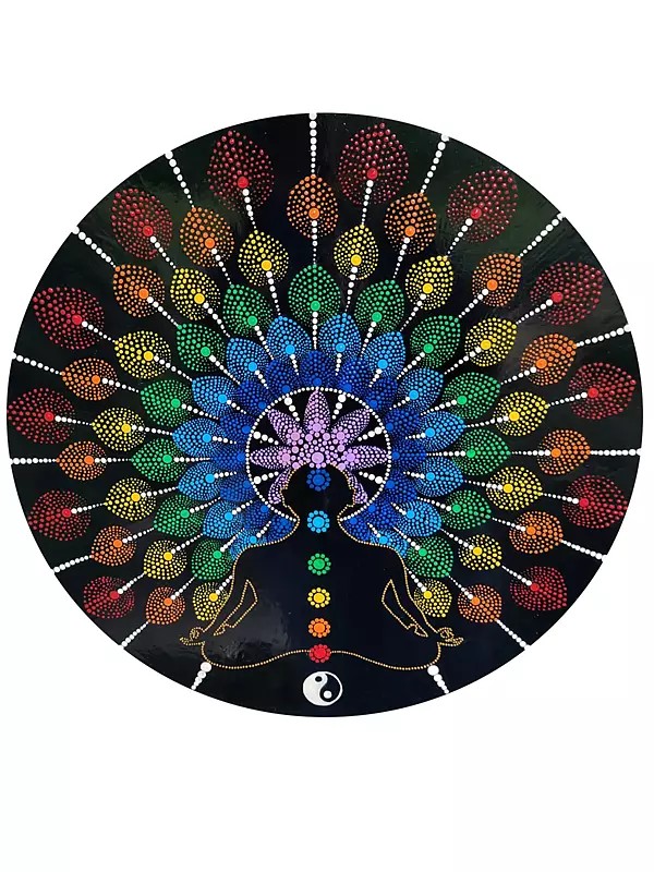 Seven Chakras Dot Art | Acrylic Colors On Mdf Board | By Rachita Trehan