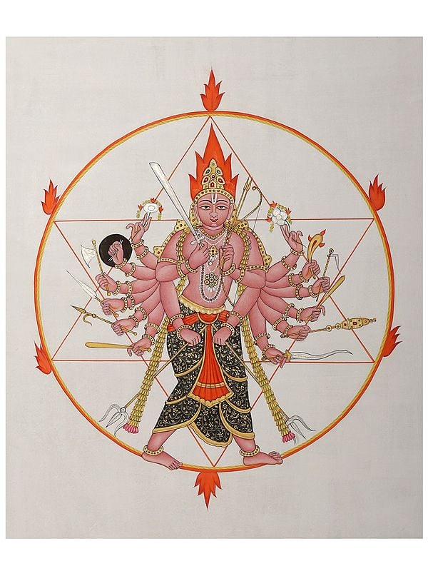 Vishnu as Lord Sudarshana