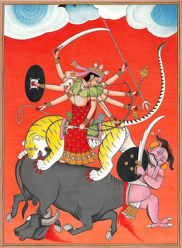 Ten-Armed Mahishasuramardini