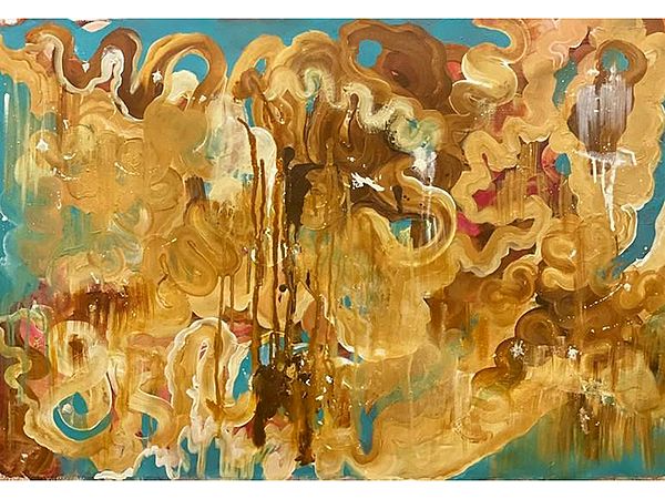 Melting Emotions | Acrylic Color Painting on Canvas | Shelja Garg
