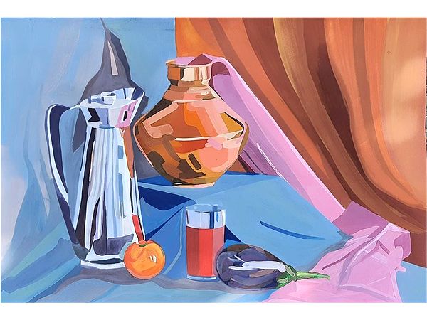Still Life | Water Color Opaque | Painting by Harshita Deogade