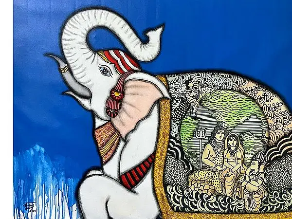 Parikrama | Painting by Mrinal Dutt