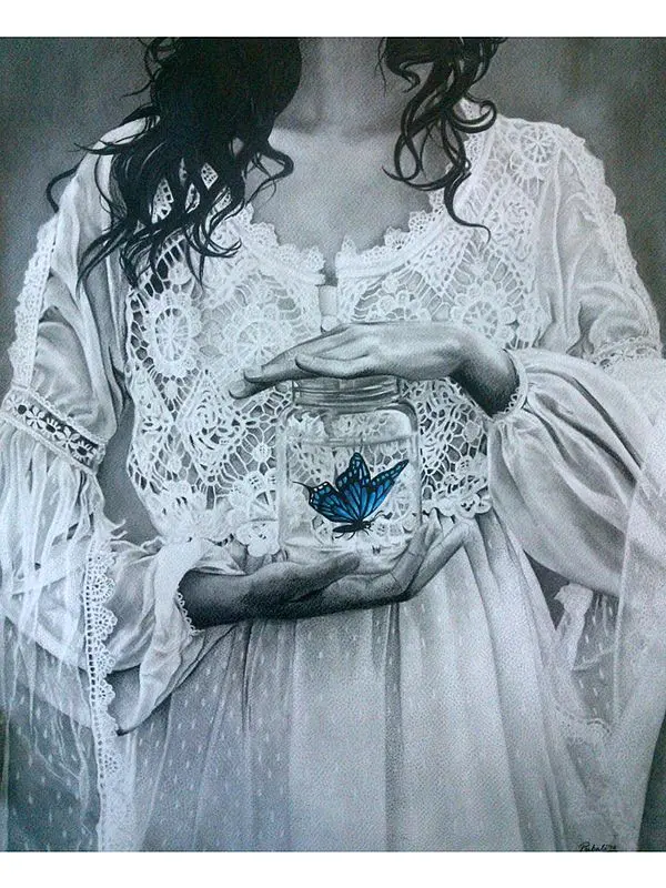 The Woman | Graphite Art by Pubali Dutta