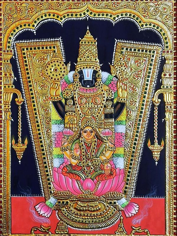 Lord Venkateswara (Tirupati Balaji) with Goddess Lakshmi | Prabhu ...