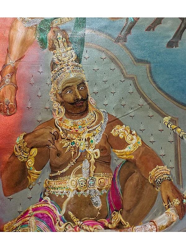 Raja Raja Chola | Acrylic Painting on Canvas | Anuj Shastrakar