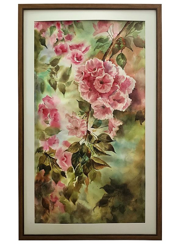 Cherry Blossom | Watercolor On Paper | Puja Kumar