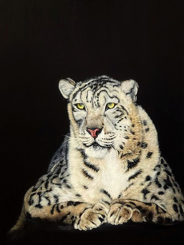 Snow Leopard | Painting by Zoya