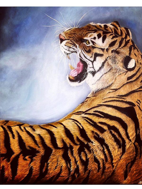 Roaring Tiger | Painting by Zoya