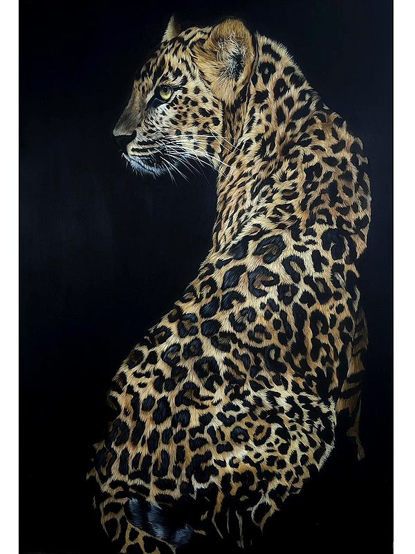 Sri Lankan Leopard | Painting by Zoya